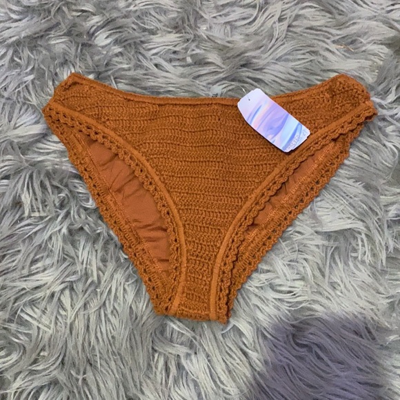 Forever 21 Low Rise tan crotched bikini bottoms S - Picture 5 of 11
